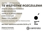Wystawa TE WSZYSTKIE ROZCZULENIA w Galerii Centrala w Poznaniu