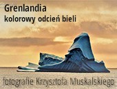 Grenlandia - kolorowy odcień bieli, fotografie Krzysztofa Muskalskiego